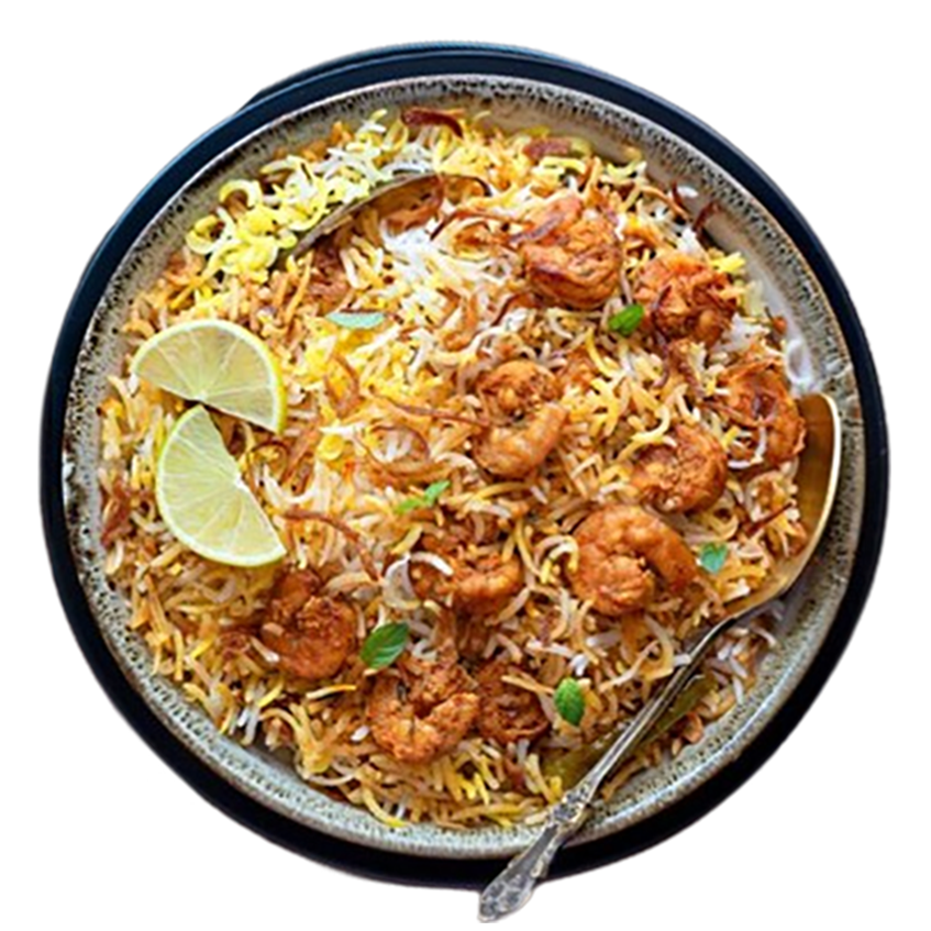 Prawns biriyani (D,F,N)