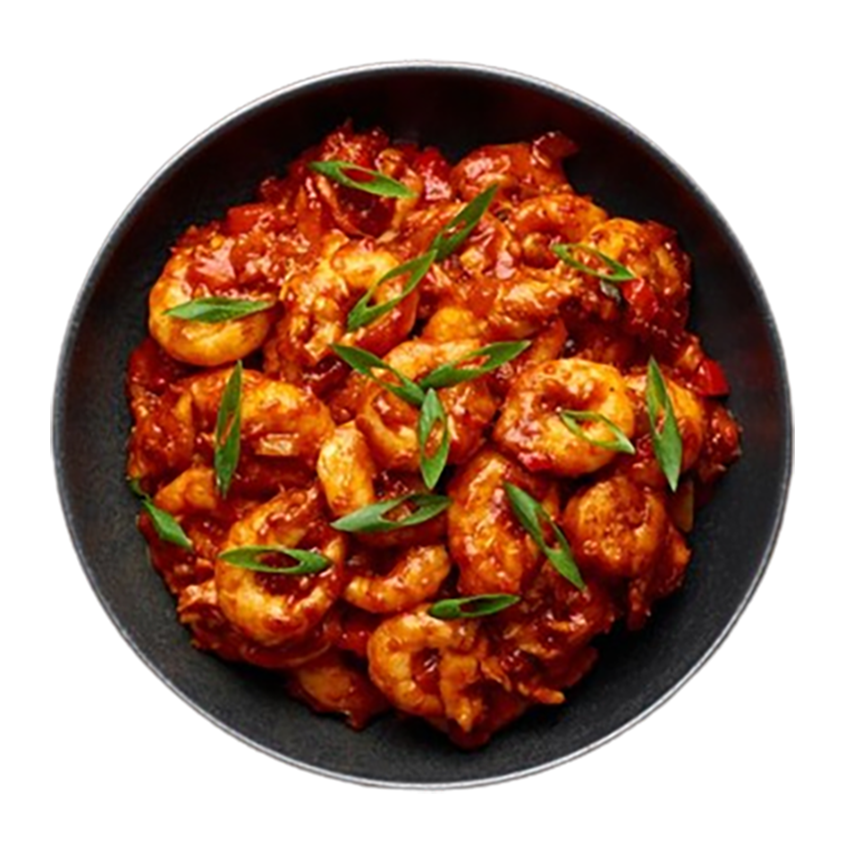 Prawns jalfrezi (F)